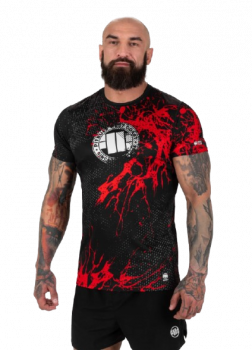 Pit Bull T-Shirt Mesh Performance Pro Plus Blood Dog II